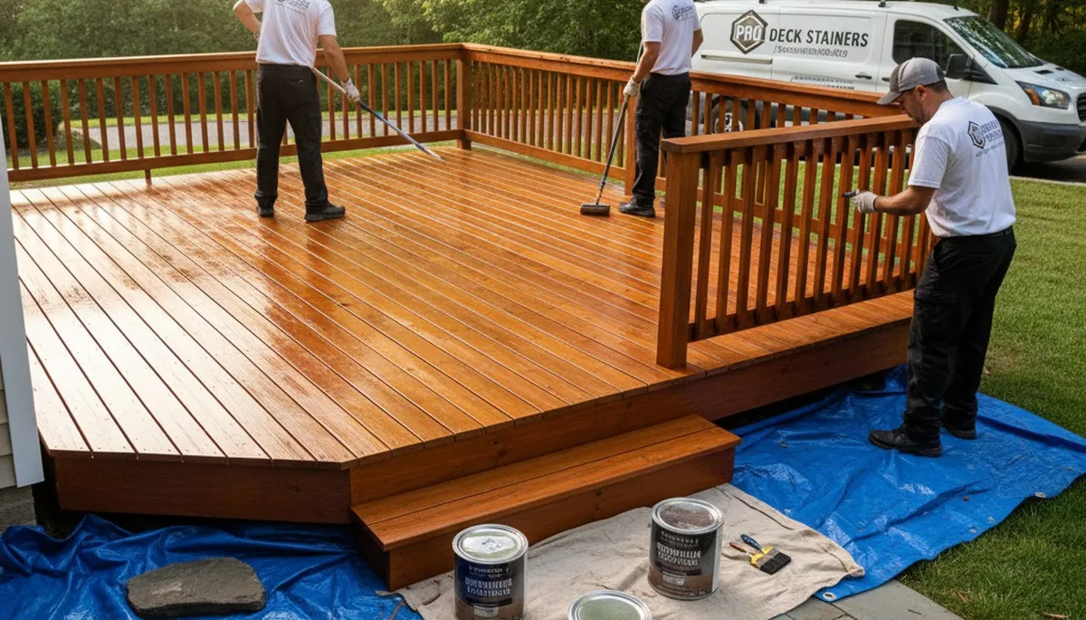 Fort Collins, CO deck staining by Fort Collins Paint Pros for durable wood protection and curb appeal